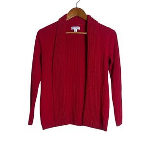Kim rogers 100% cotton cable knit cardigan